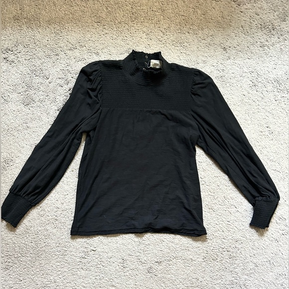 Nation LTD
SANDRINE TEE IN JET BLACK, Pima cotton, size large - Picture 4 of 7